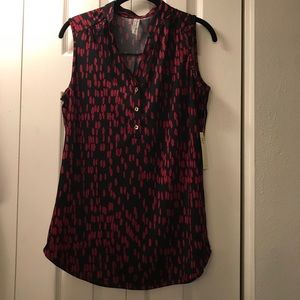 [Size L] NWT Women’s Collared Sleeveless Top.